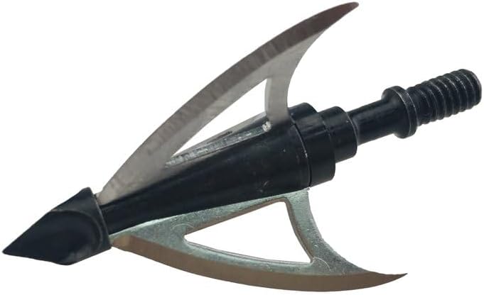 SHARROW Archery Arrow Heads 3 Blades 100 Grain Hunting Broadheads Screw-in Arrow Tips with Arrow Box for Compound Bow Recurve Bow