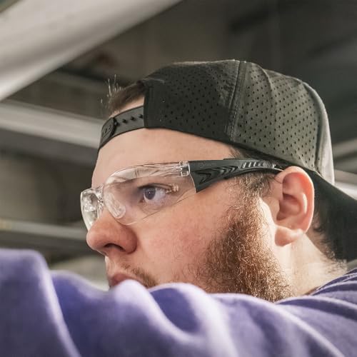 Image of GRITR Shooting Glasses - ANSI Z87.1 Safety Glasses w /Anti-Fog Lenses - Protective Eyewear for Indoor & Outdoor Activities