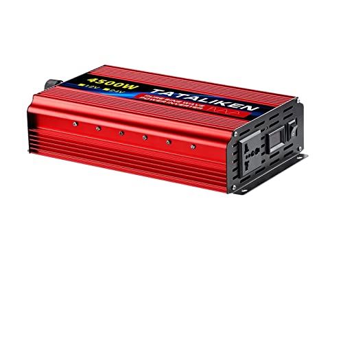 Convertisseur pure sinus 12V 220V 4500W pour voiture et solaire