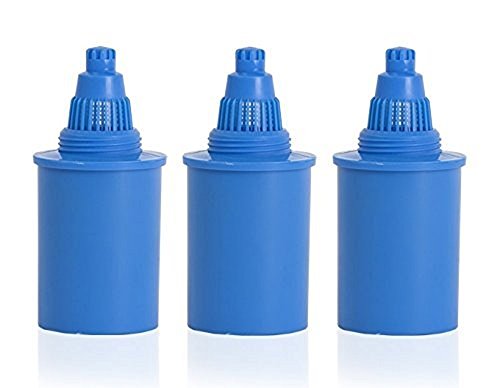 EHM 3 Pack Alkaline Mineral Water Filters Replacement Cartridges (Blue) - Thumbnail 2
