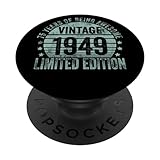 Photo Gallery retro 75th birthday gifts men women popsockets popgrip intercambiabile Photo Gallery retro 75th birthday gifts men women popsockets popgrip intercambiabile