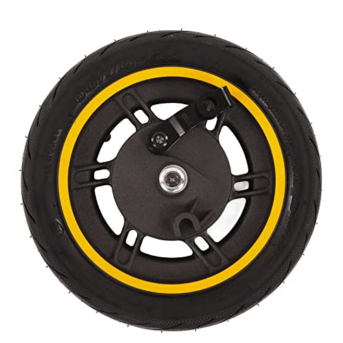 10 Inch Scooter Front Wheel,Solid Tire Replacement with Drum Brake for G30 Electric Scooter Accessories