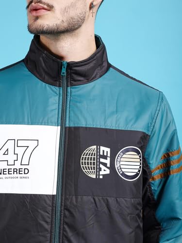 Image of The Indian Garage Co Men Regular Fit Bomber Jacket