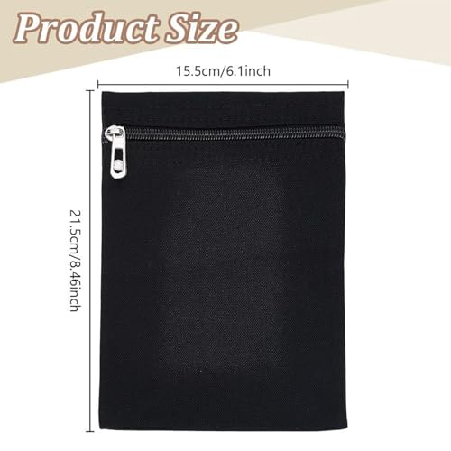 Ancsttu Innentaschen für Mäntel | Diebstahlschutz Tasche mit Reißverschluss,Einnähbare Seitentasche Zum Annähen | Für Jacken Mäntel Sweatshirts Hemden Morgenmäntel Kapuzenpullover Pullover