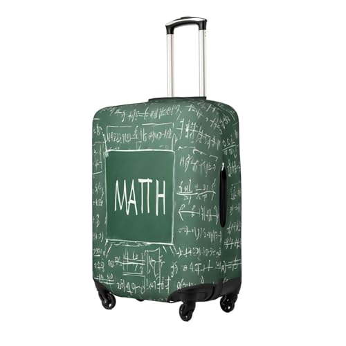 Luggage Covers For Suitcase Formulas Shapes Theory Math Lesson Word Print Suitcase Cover Elastic Luggage Covers Suitcase Protector 18-32 Inch2