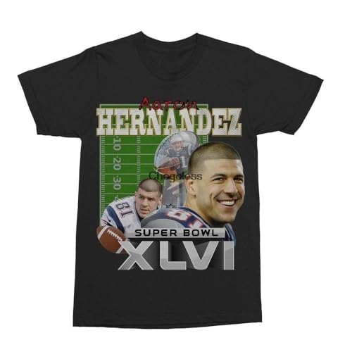Bild: HANGCHANG Aaron-Hernandez-Superbowl-Tee f�r 19,43 EUR bei amazon.de