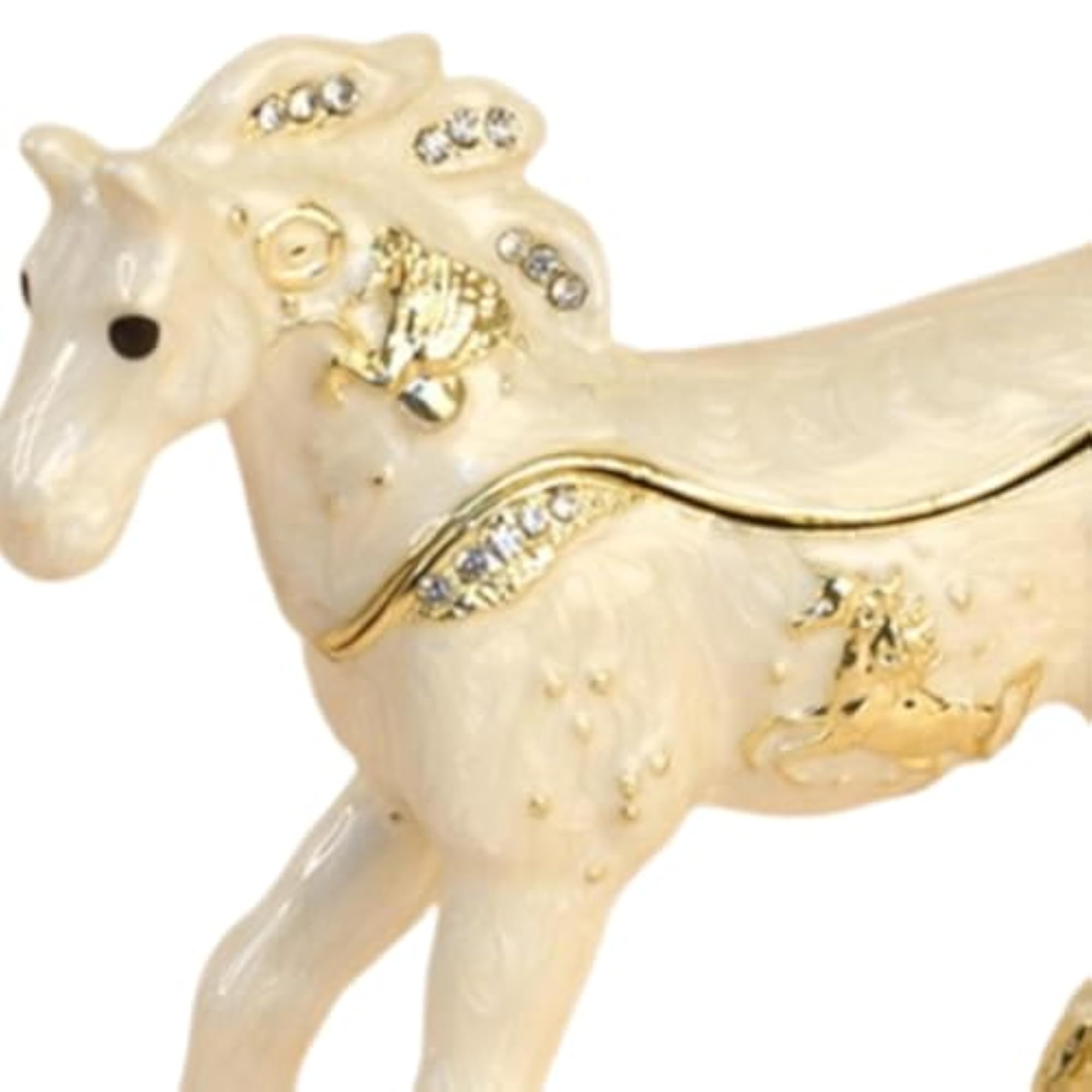 Enameled Jewelry Box Decoration Holder Crafting