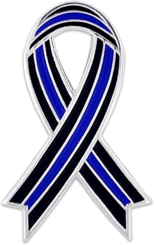 Image of PinMart's Thin Blue Line Lapel Pin