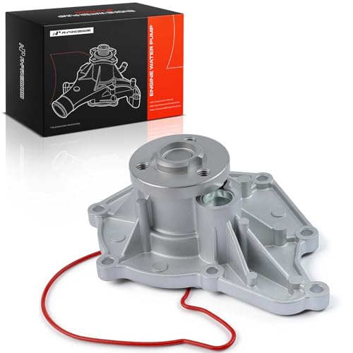 A-Premium Engine Water Pimp W/O-Ring [DOHC, 6Cyl 3.0L 3.2L] Compatible with Audi A4, A4 Quattro 05-09, A6 06-10, A6 Quattro 05-11, Q5 09-10, Q7 09-12, S4 S5 10-12 & Volkswagen Touareg 2009-2012