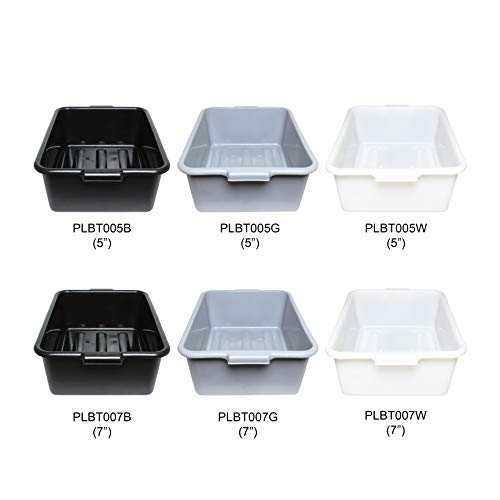Caja de autobús blanca de 14.5x12.5 pulgadas Thunder Group resistente para vajilla 4