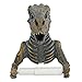 Design Toscano JQ9551 T. Rex Dinosaur Skeleton Bathroom Decor Accessories Toilet Paper Holder, 8 Inches High, Handcast Polyresin, Green Bronze Metallic Finish