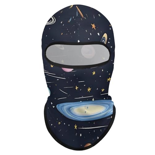 Balaclava Mask for Men Ski Mask for Women The Solar Family Full Face Mask Face Cover for Cycling miniatura 7