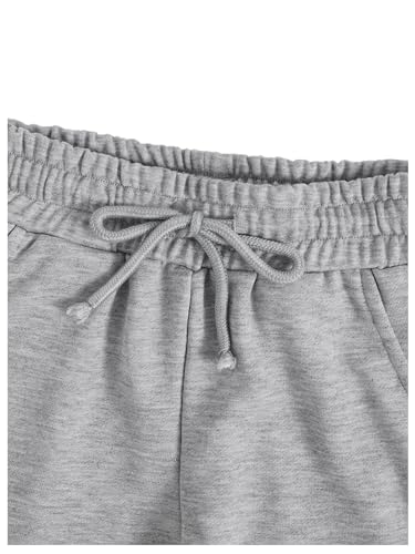 COZYEASE Girls' Flared Leg Sweatpants High Waist Casual Drawstring Jogger Sweatpants with Pocket3