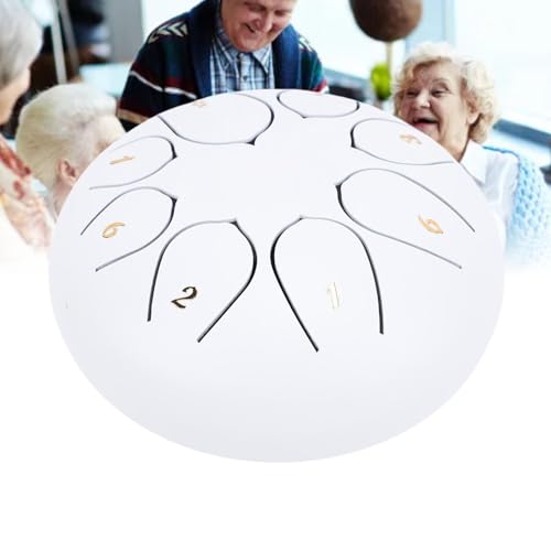 Tambor de lengua 8 notas para meditación y yoga, acero inoxidable miniatura 3