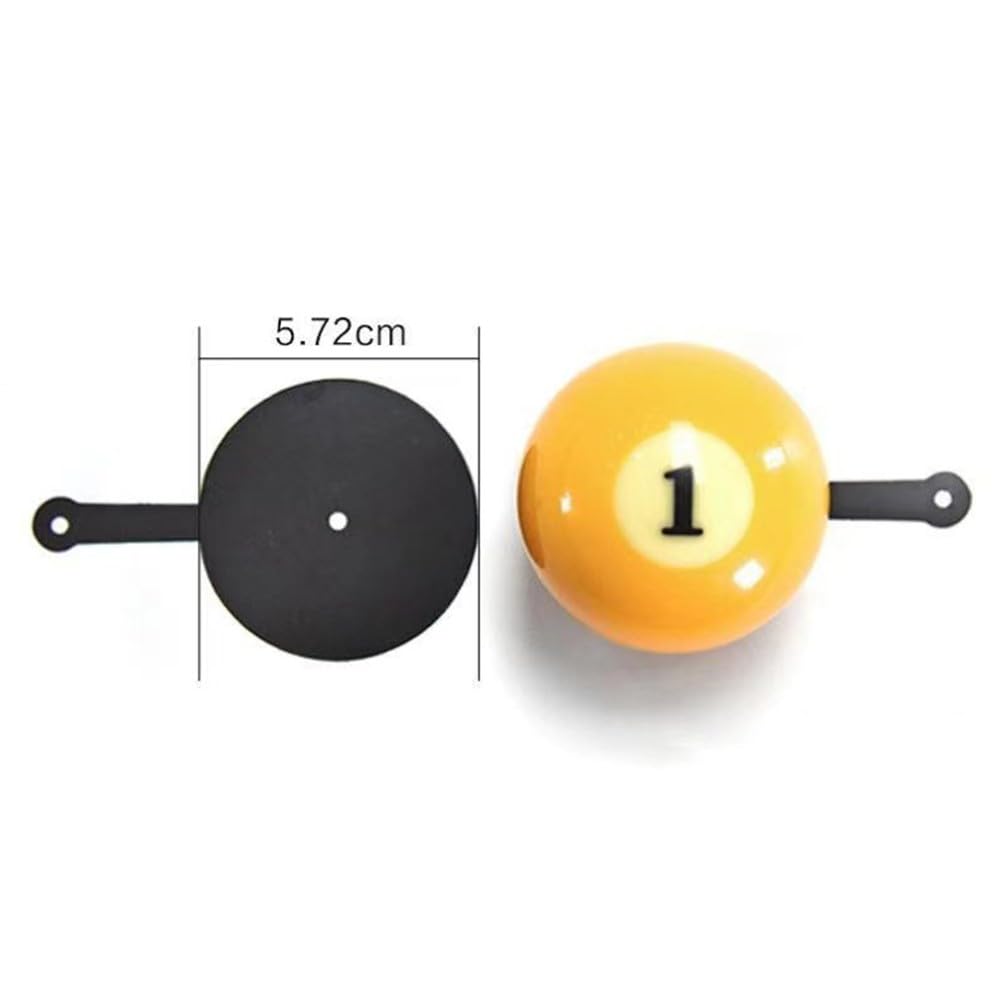QOXEZY Pool Aim Training Aid – Set di 4 cuscinetti in plastica leggera per allenamento da biliardo