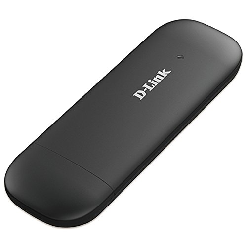 D-Link DWM-222 - Modem 4G LTE USB 2.0, 150 Mbps, SIM datos cualquier operador, LED estado, LTE/DC-HSPA+/HSPA/WCDMA, GSM/GPRS/EDGE, compatible Windows y Mac, ranura Micro SD, Negro