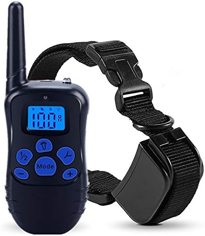Dog Training Collar Rechargeable Waterproof Shock Collar for Dogs with Remote Large Dog Waterproof Dog Shock Collar with Remote 1000ft Range Collar with Vibration and Beep Mode for Dogs