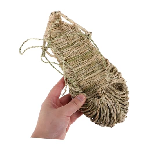 GALPADA Natural Woven Grass Shoes Fashion Breathable Retro 80s Style Unique Beach Shoes Craft Sandals for Men and Women Summer Use3