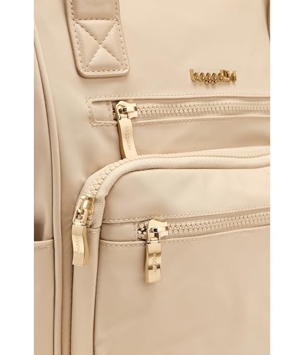 Image of Baggallini, Womens, Chelsea Laptop Backpack, Desert Sand Twill, One Size