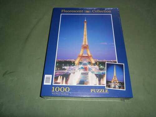 Eiffel Tower - Clementoni Fluorescent Collection 1000 Piece Jigsaw