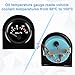 Jovbex Oil Temp Gauge Meter Temperature Kit 50-150℃ Digital LED Display DC12V for Car Truck Boat Marine Ship Vehicle Automotive 2