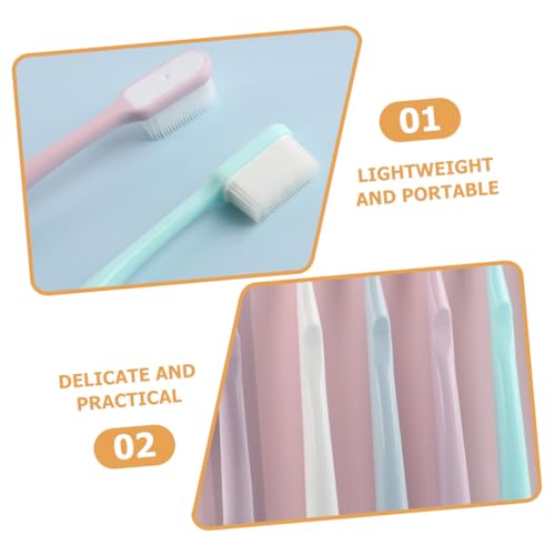 FOMIYES 4 Stück Teiliges Erwachsenen zahnbürsten Reiseetui Weiche Borsten für Sanfte Reinigung Hygienisch Tragbar für Unterwegs Schwangerschaft und Tägliche Mundpflege – Bild 8