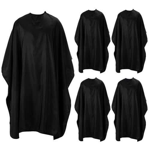 Professional Hair Cutting Cloak Professional Barber Cape Catch-All Hair Trimming Gown with Adjustable Neck