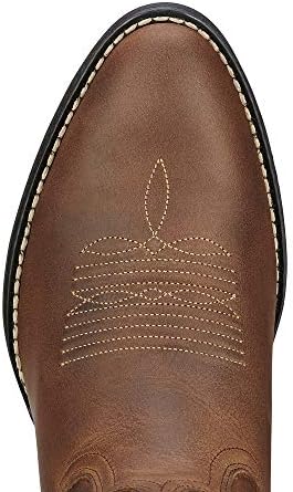Ariat Womens Heritage R Toe Western Boot Distressed Brown 9.5 Wide | Image 4