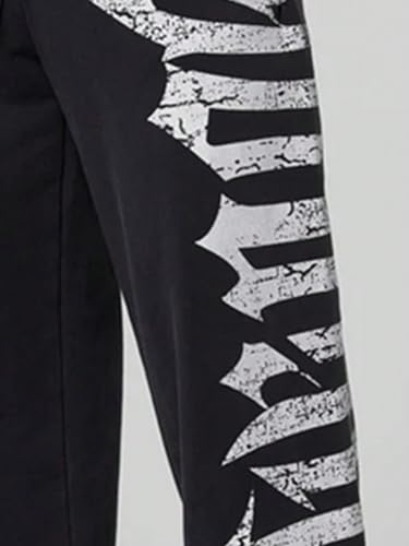 ZAFUL Mens Casual Joggers Sweatpants Drawstring Eagle Letter Graphic Print Loose Baggy All Season Pants4