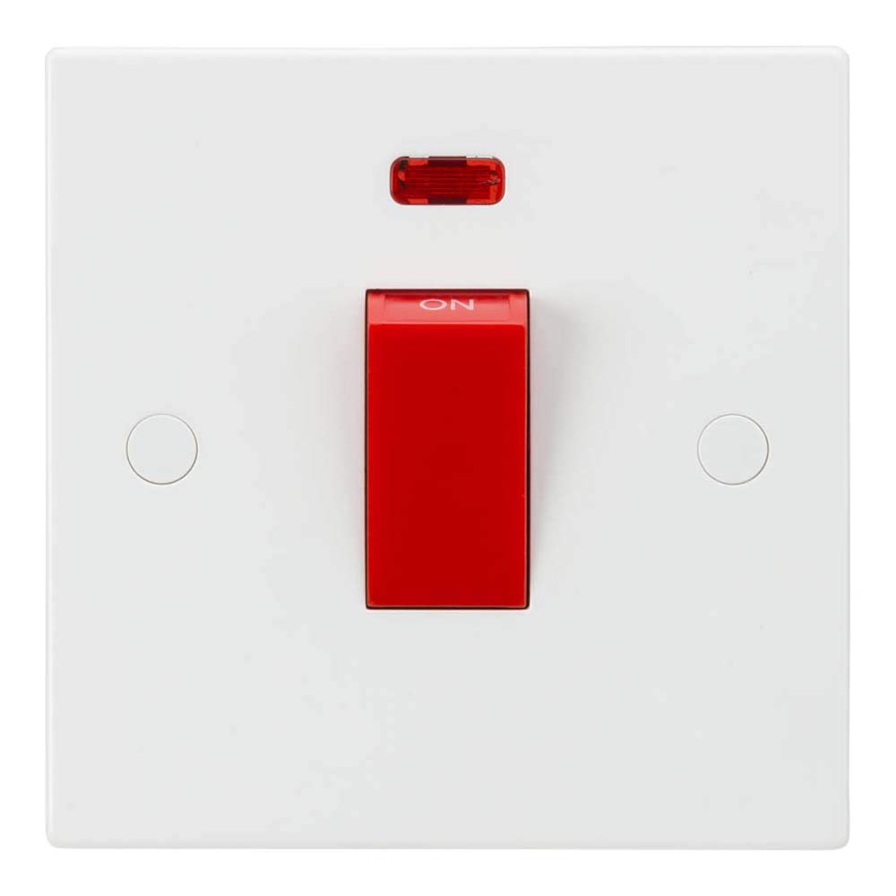 Knightsbridge 45A 1G Dp Switch With Neon