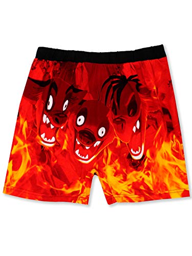 Disney LN024MBX The Lion King Scar Hyenas Mens Briefly Stated Boxer Lounge Shorts thumb #1