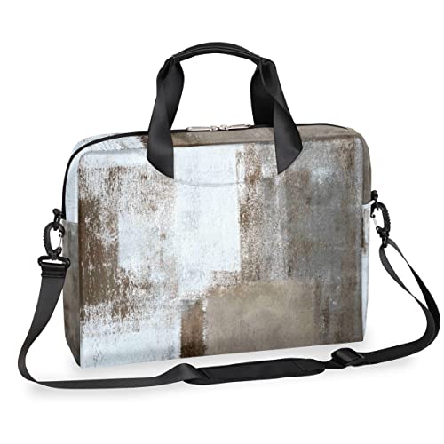 Gris portátil hombro bolso estilo moderno minimalista compatible con portátiles de 13 a 16 pulgadas