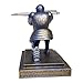 TBWHL Executive Knight Pen Holder with a pen- Personalized Desk Accessory Pen Stand for A Gift - Decorative Pencil Holders Desk Organizer Blue(Base Glue Not Included)