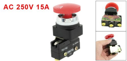 Red Mushroom Head 3 Terminali Autobloccante Azzera...