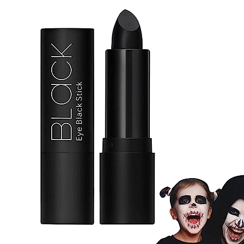 Eye Black Stick Face Paint Stick | Black Face Paint,Easy to Color Eye Black Stick for Sports,Cosplay Face Paint,Halloween Black Face Body Paint Stick Makeup Cosplay Face Paint Stick