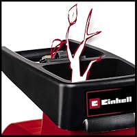 Einhell Elektro-Leisehäcksler GC-RS 60 CB (2800 W, max. 45 mm Aststärke, Schneidwalze, große Trichteröffnung, Drehrichtungsumschalter, transparente 60 L Fangbox, integrierter Sicherheitsschalter) – Ansicht 4