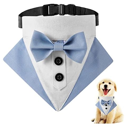 Dog Tuxedo Bandana Collar for Formal Events Cover