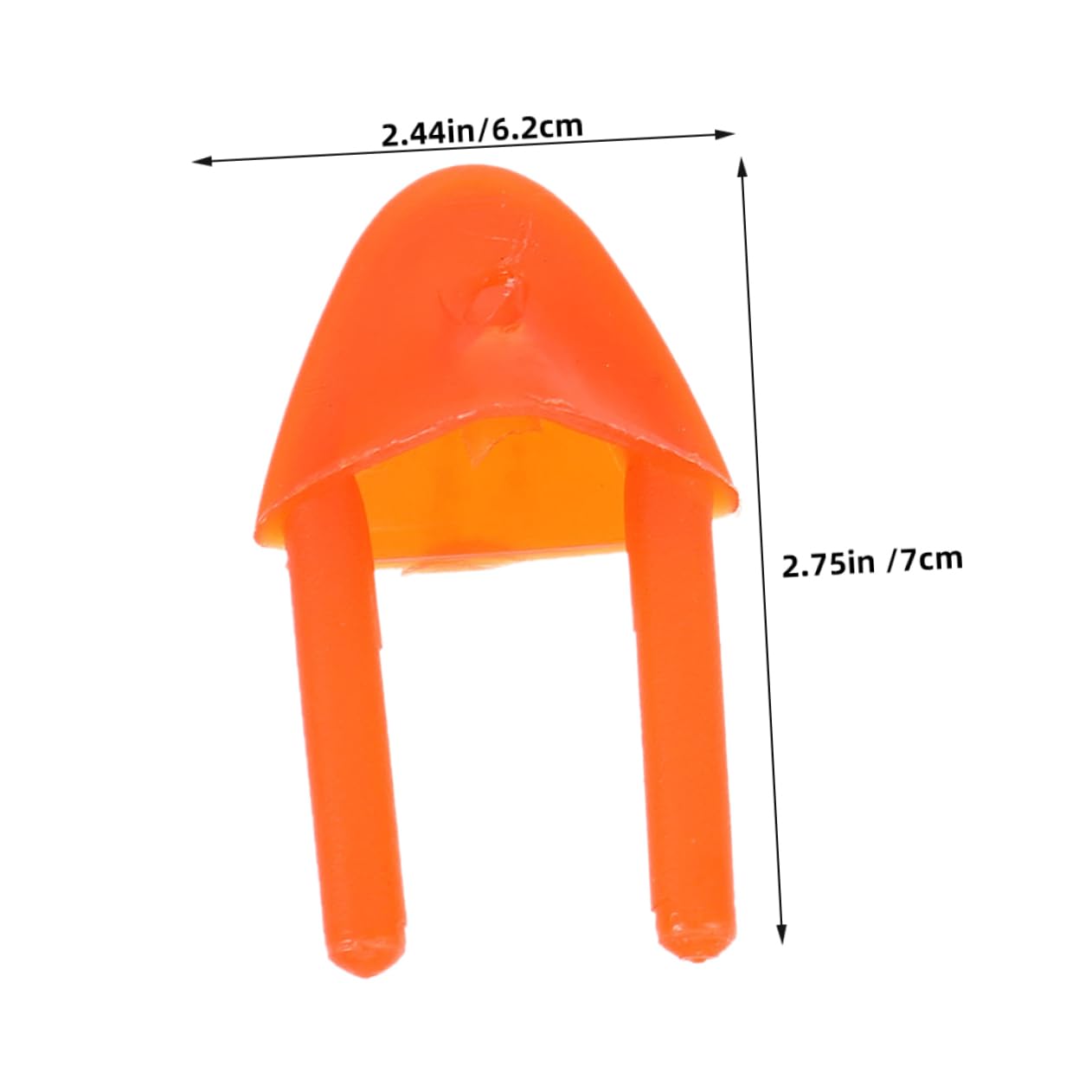 DOITOOL Craft DIY Chick Beak 150pcs Plastic Fake Chicken Beak Inserts for Boys and Girls Festive Decor