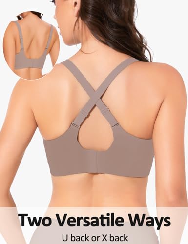 Womens Comfortable Seamless Wireless Bra No Underwire T Shirt Full Coverage Sleep Bralettes Push Up Supportive Everyday Bras - Image 4