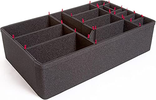 PELI TrekPak Divider Set, 1650 Protector Case Accessory, Black