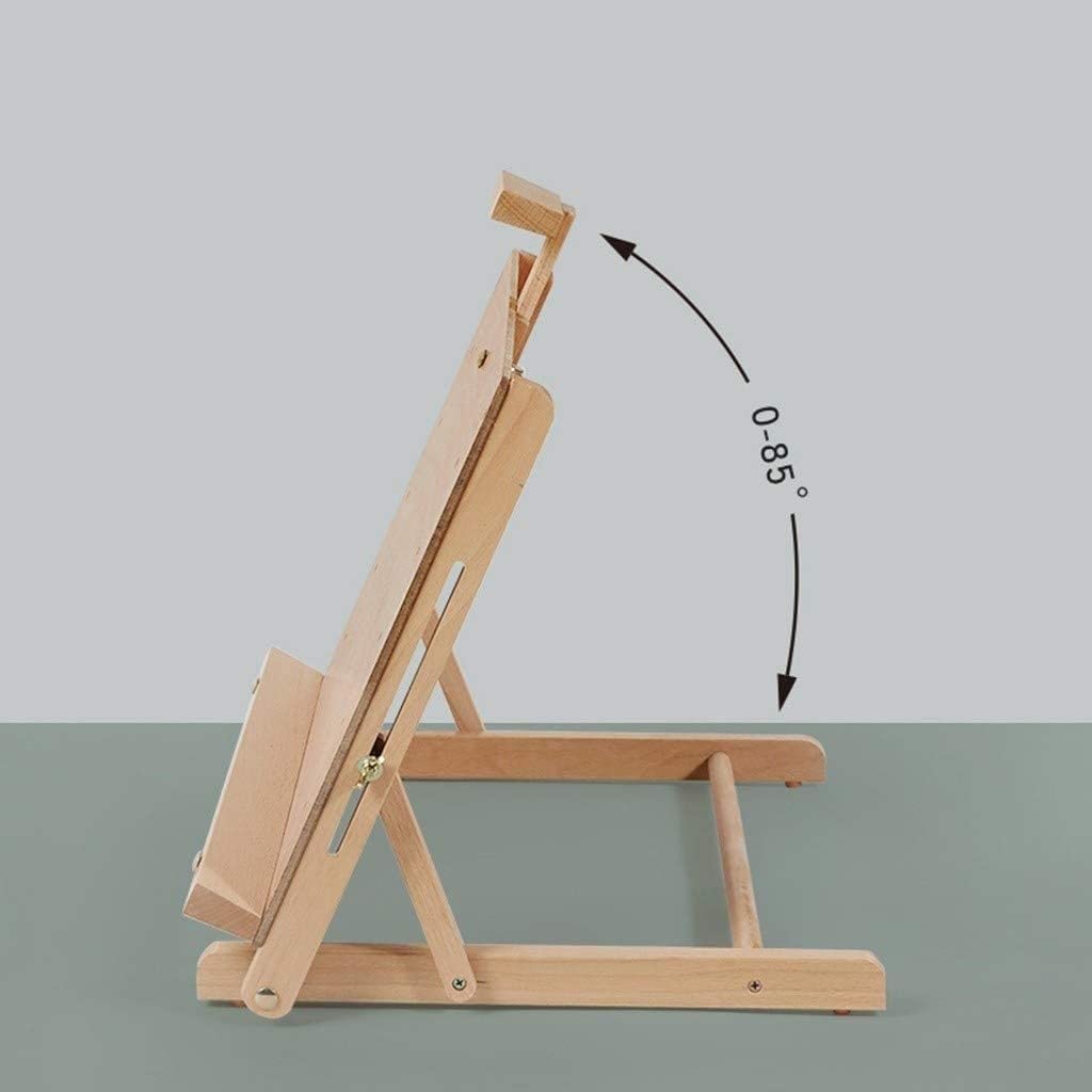 Cavalletto da Tavolo per Pittura, cavalletti da Tavolo in Legno con Struttura a H, cavalletti da Terra per Pittura