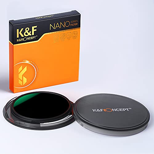 K&F Concept 52Mm Nd1000 (10-Stop Fixed Neutral Density Filter) Nd Lens Filter, Hd Waterproof Super Slim 28 Multi-Layer Coatings Glass Nano-X Mrc Filter For Camera Lens #TOP7