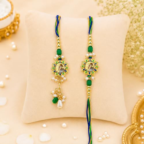 Image of The Purple Tree Designer Bhaiya Bhabhi Rakhis