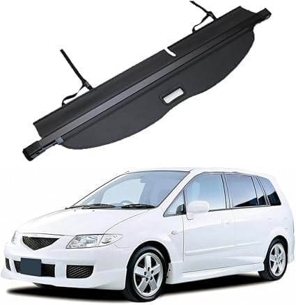 Auto versenkbare hinteren Kofferraum Paket Regal Cargo Covers per Mazda 5, Gepäck Vorhang Privatsphäre schützendes Zubehör