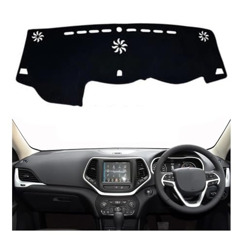 Tapis anti-dérapants de tableau de bord pour Jeep Cherokee KL