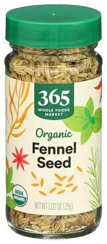 Organic Fennel Seed, 1.02 Ounce