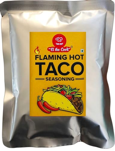 Image of EL The Cook Fiery Hot Taco Seasoning 500g pack | Seasoning for Taco, Enchilada & Burrito | Bulk Pack 500g