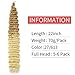 22Inch Ocean Wave 1Pack Crochet hair Extexsions Long Braids Deep wave Synthetic hair Curly Braiding hair for Black Women (22Inch (Pack of 1), Light Brown-Blonde)