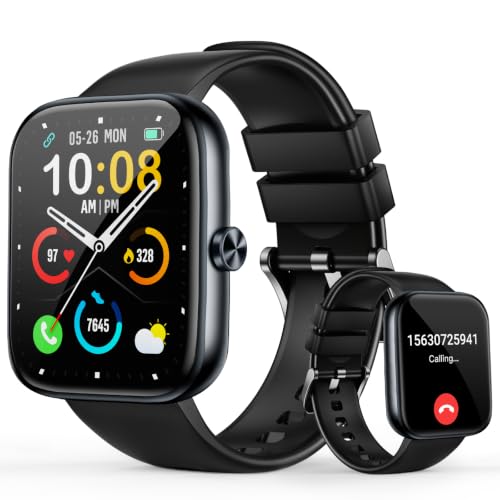 Image of Smart Watch for Men, Bluetooth Call, 1.83 inch Fitness Watch for Android iOS