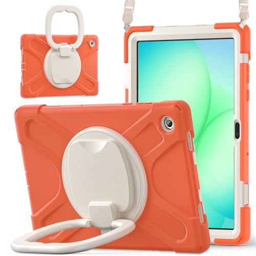 Protection Samsung Tab A11+ antichoc JZ avec poignée rotative pour éviter les chutes